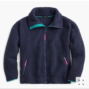 Jcrew polartec fleece zip up